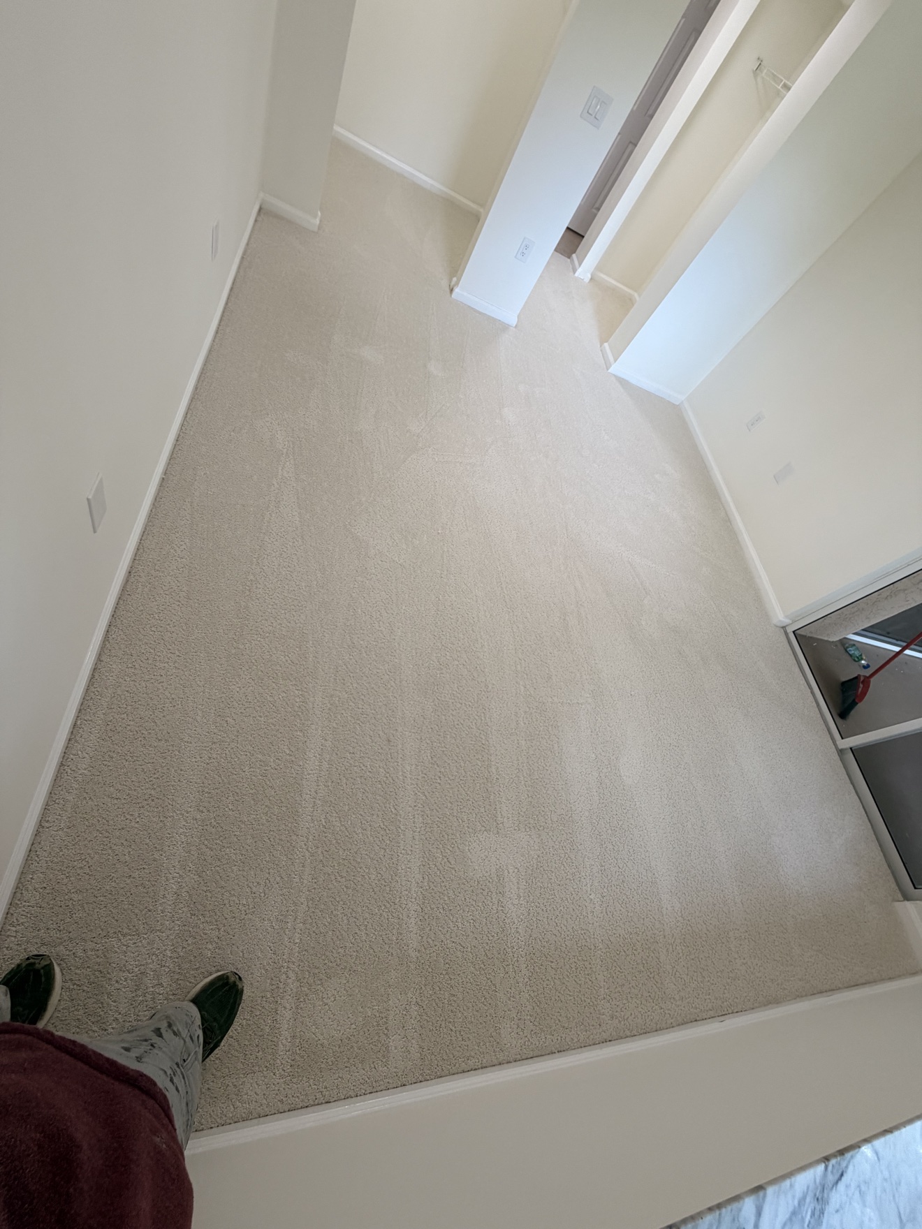 Carpet installation detail